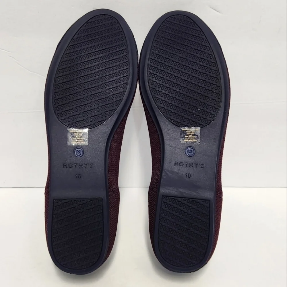 Rothys Blackberry Captoe Ombre Stripe Colorblock‎ Flats